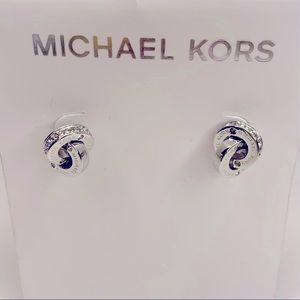 Michael KORS Circle Infinity Linked Earrings